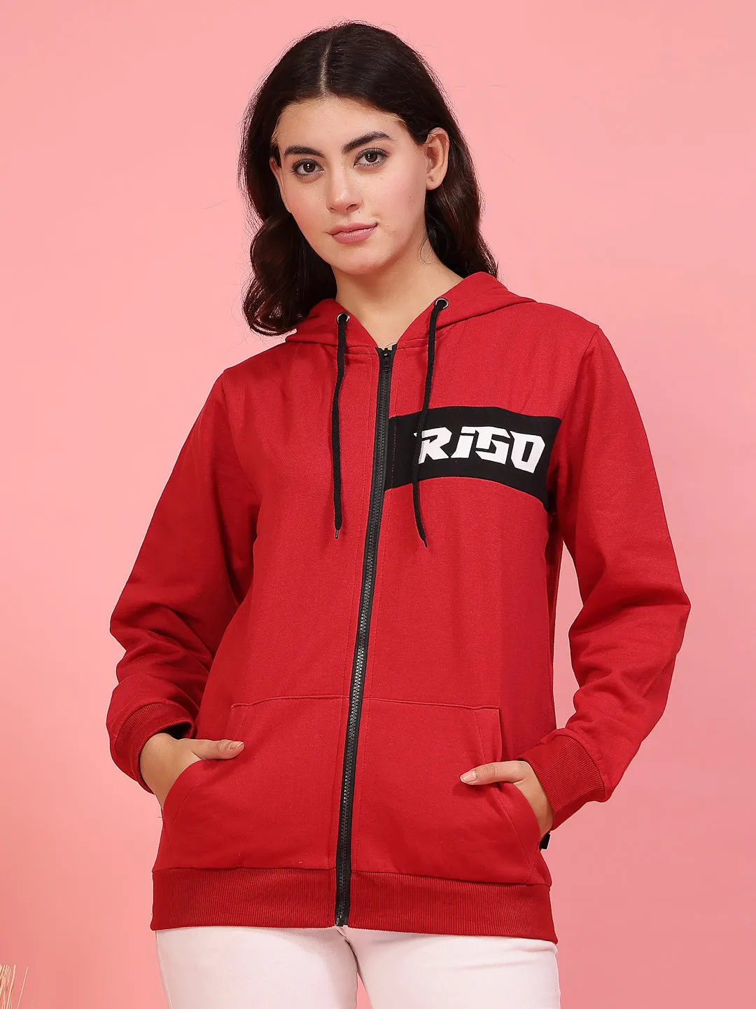 Puff Print Oversized Hoodie