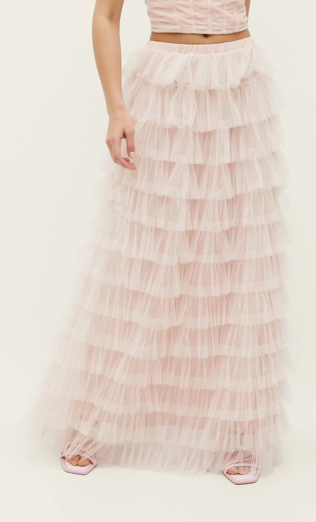 Queen Charlotte Pleated Tulle Skirt