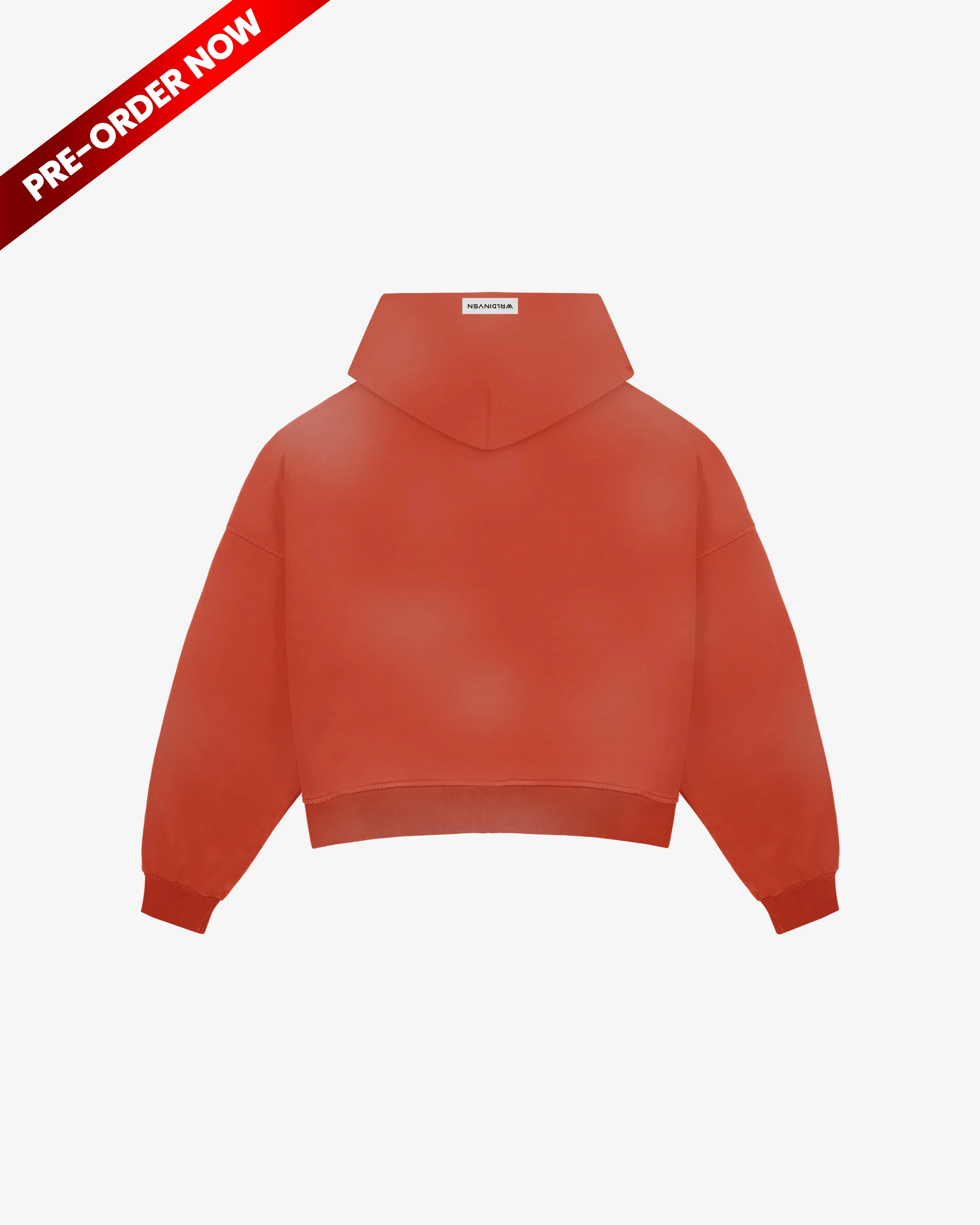 "I'm In Love With My Dreams" Hoodie (Red Sunfade/White Puff) [Oversized  Comfy Fit]