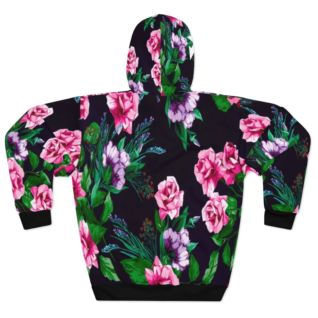 "Talk Nice" Floral Hoodie