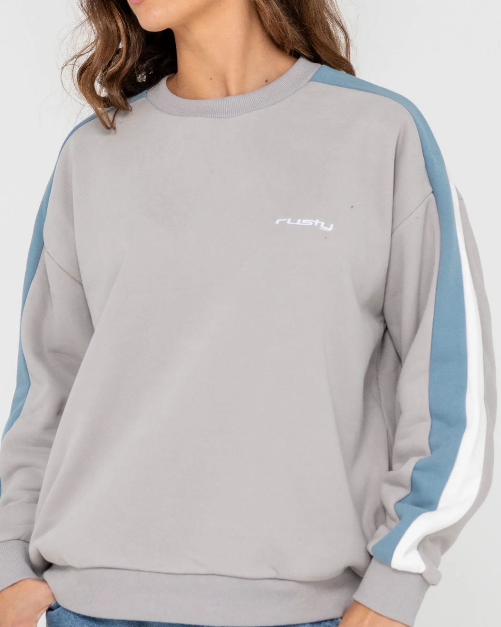 Racing Stripes 2.0 Crew Fleece