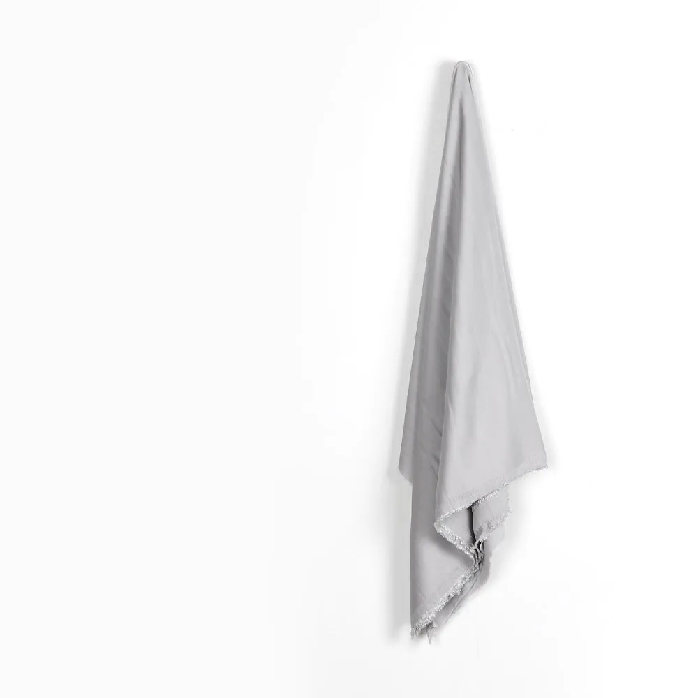 Rayon Crepe Backed Satin - Aluminium
