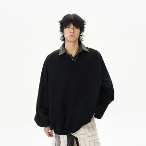 Retro V-Neck Sports Pullover