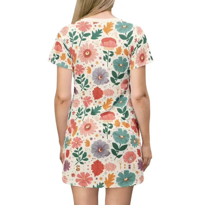 Rock Sustainable Fashion All Over Print t Shirt Dress