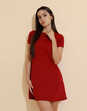 Round Neck T-Shirt Dress