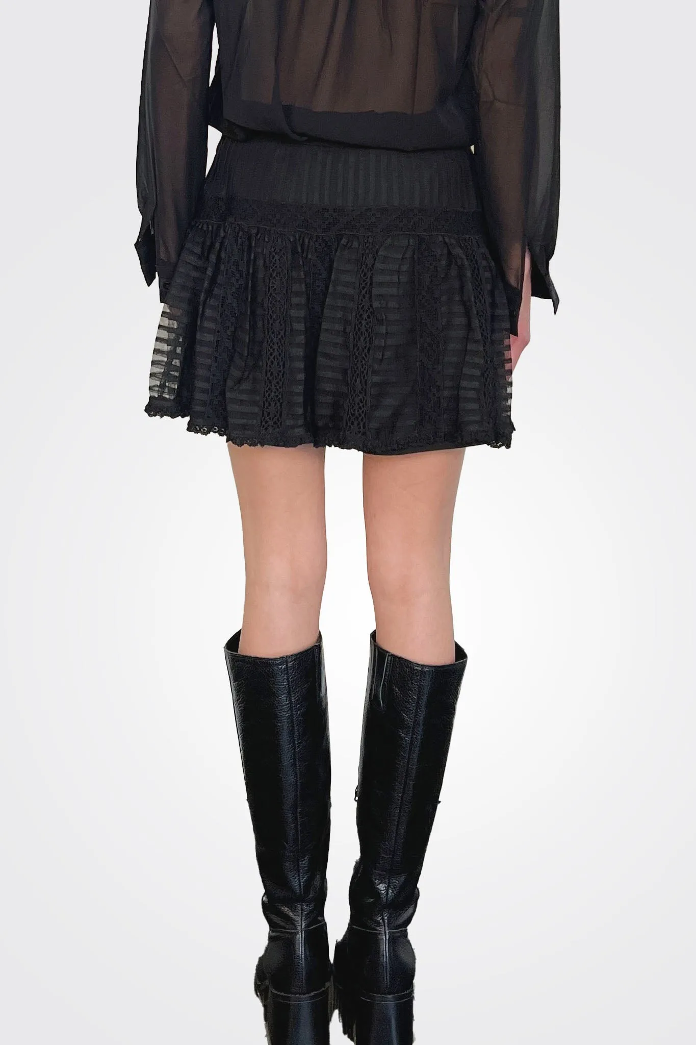 Rubyanne Crochet Lace Mini Skirt