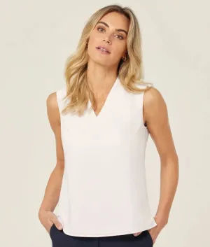 Satin Back Crepe Sleeveless Top