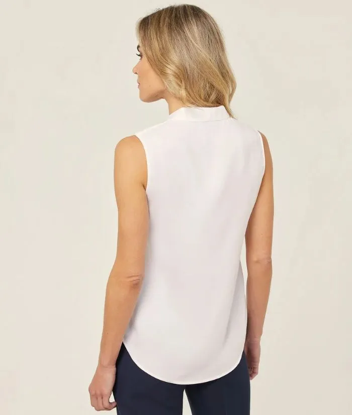 Satin Back Crepe Sleeveless Top