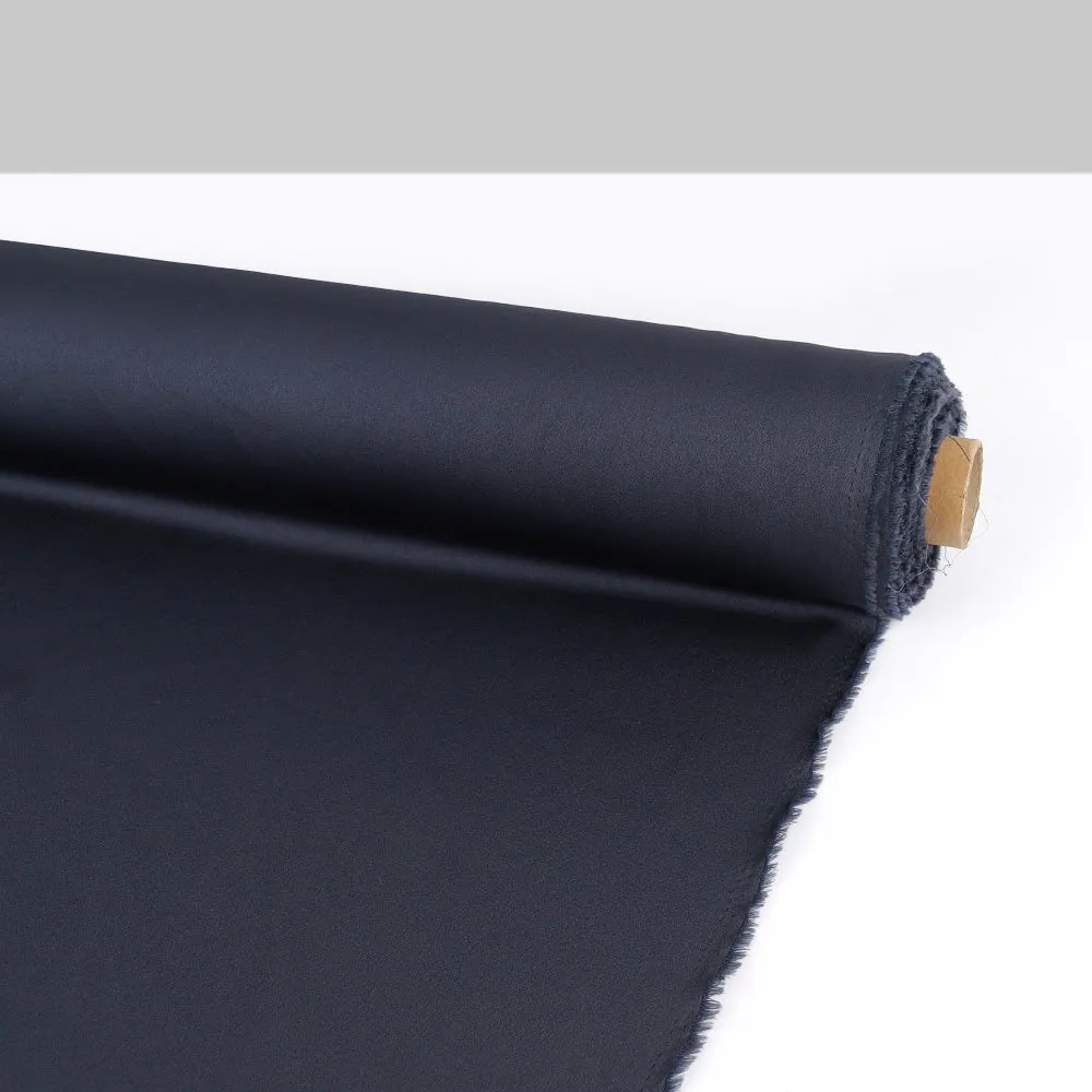 Satin Backed Crepe - Shadow (remnant)