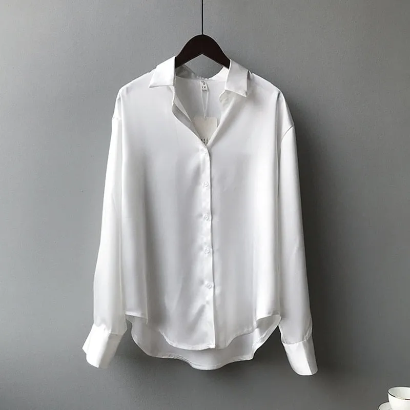 Satin Office Shirt