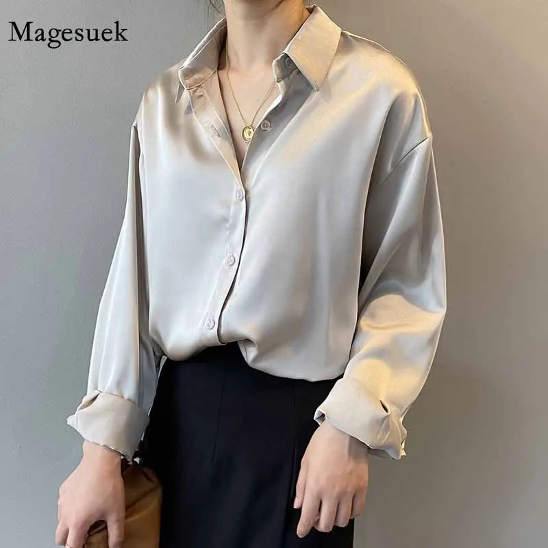 Satin Office Shirt