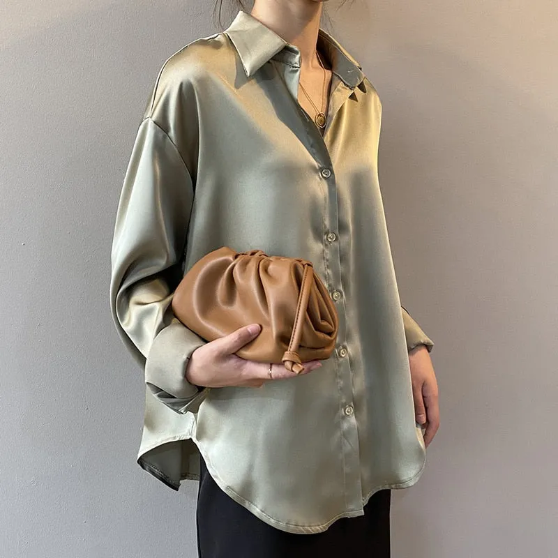 Satin Office Shirt