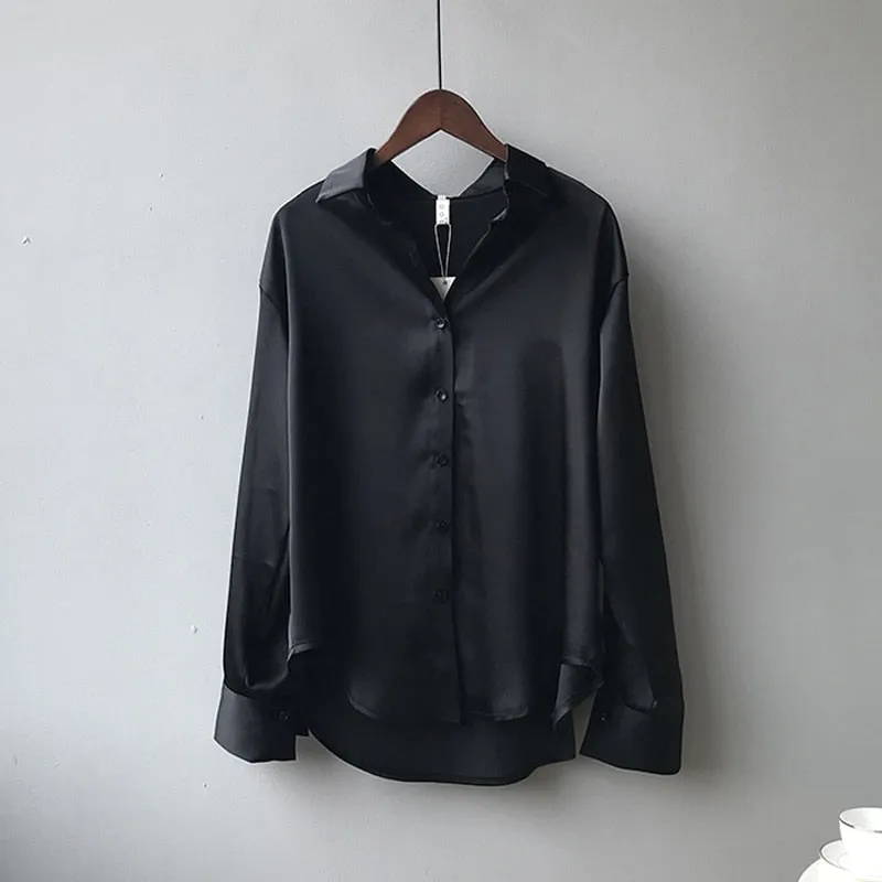 Satin Office Shirt