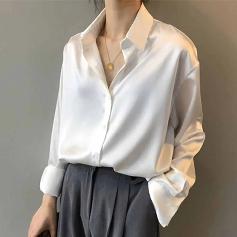 Satin Office Shirt