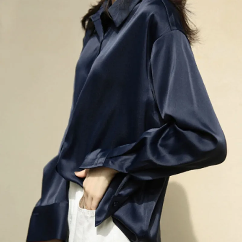 Satin Office Shirt