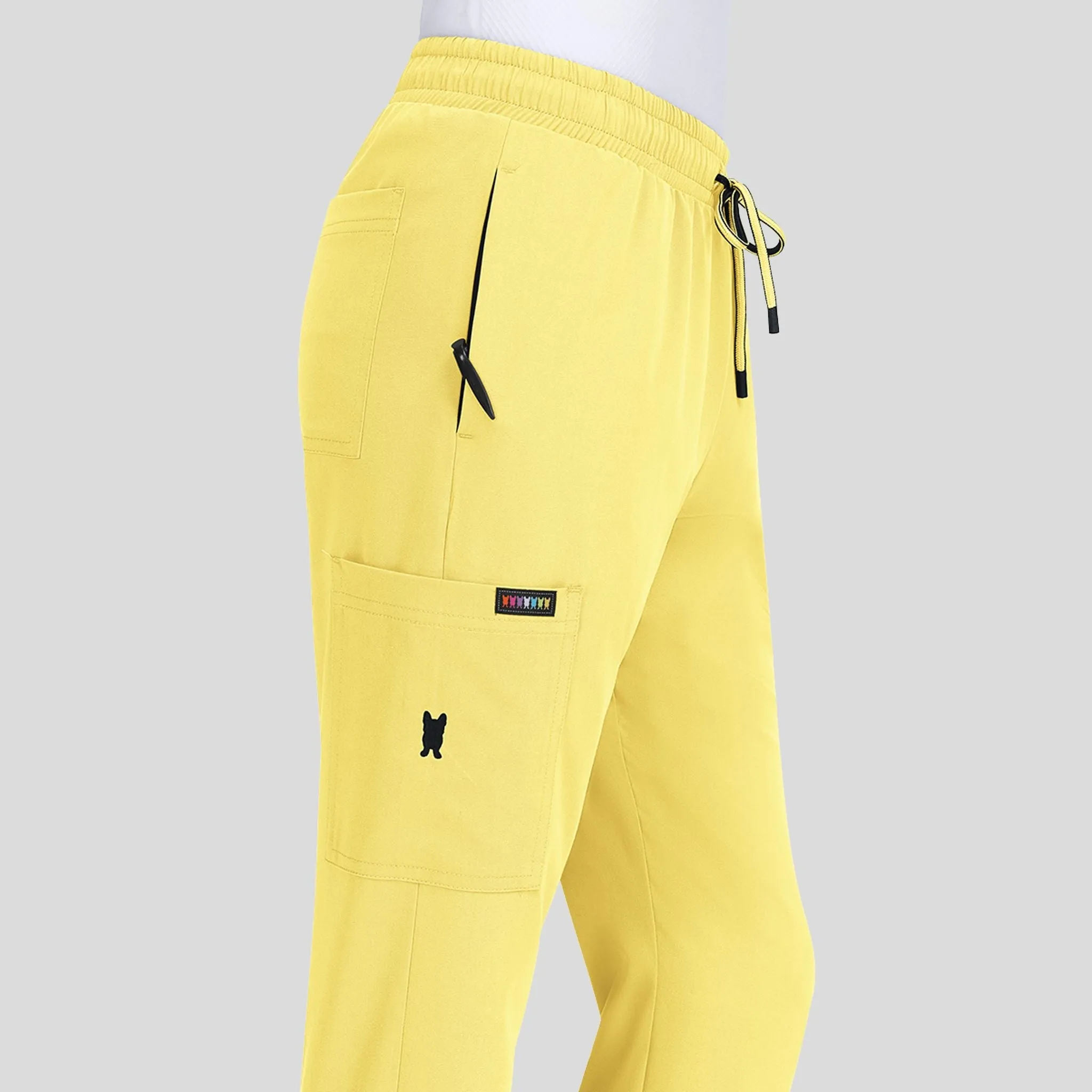 Shanelle Women's 5-Pocket Jogger Scrub Pants | Sunshine