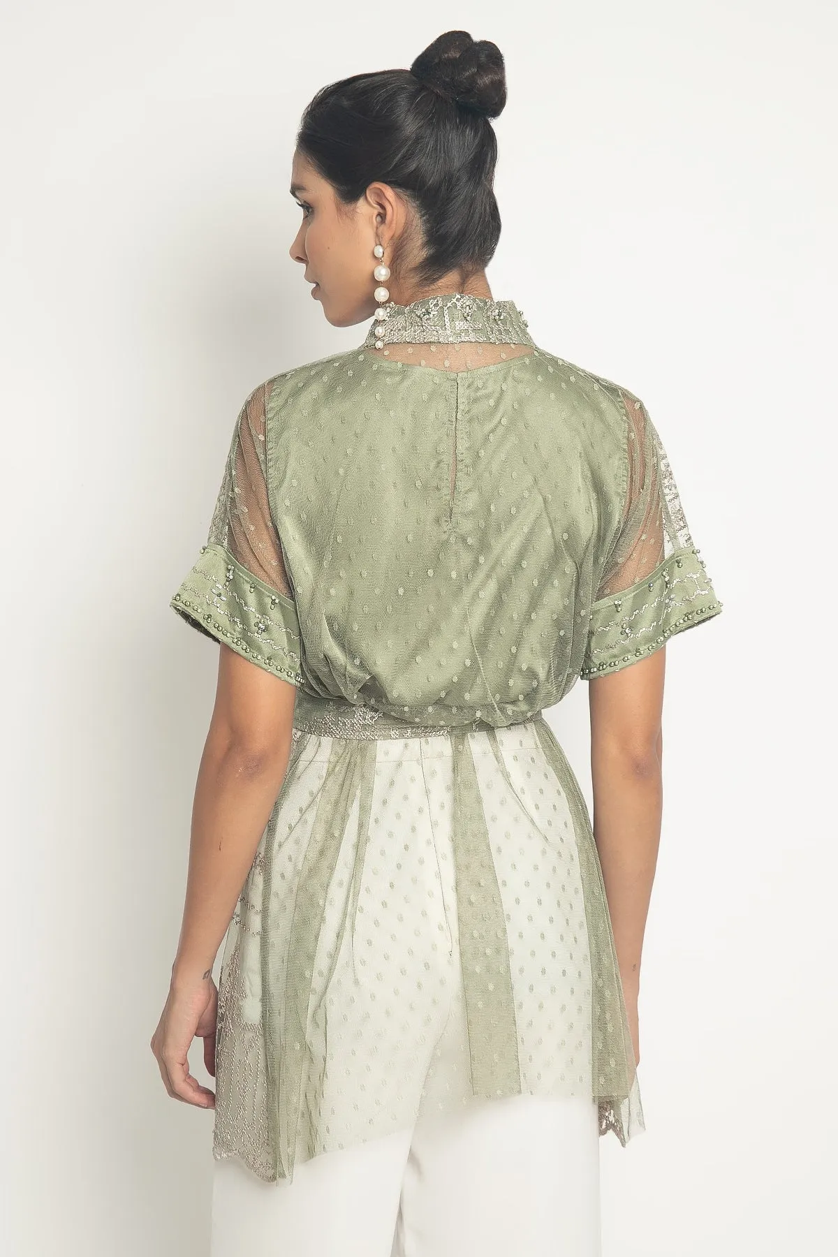 Shaqilla Top in Sage Green