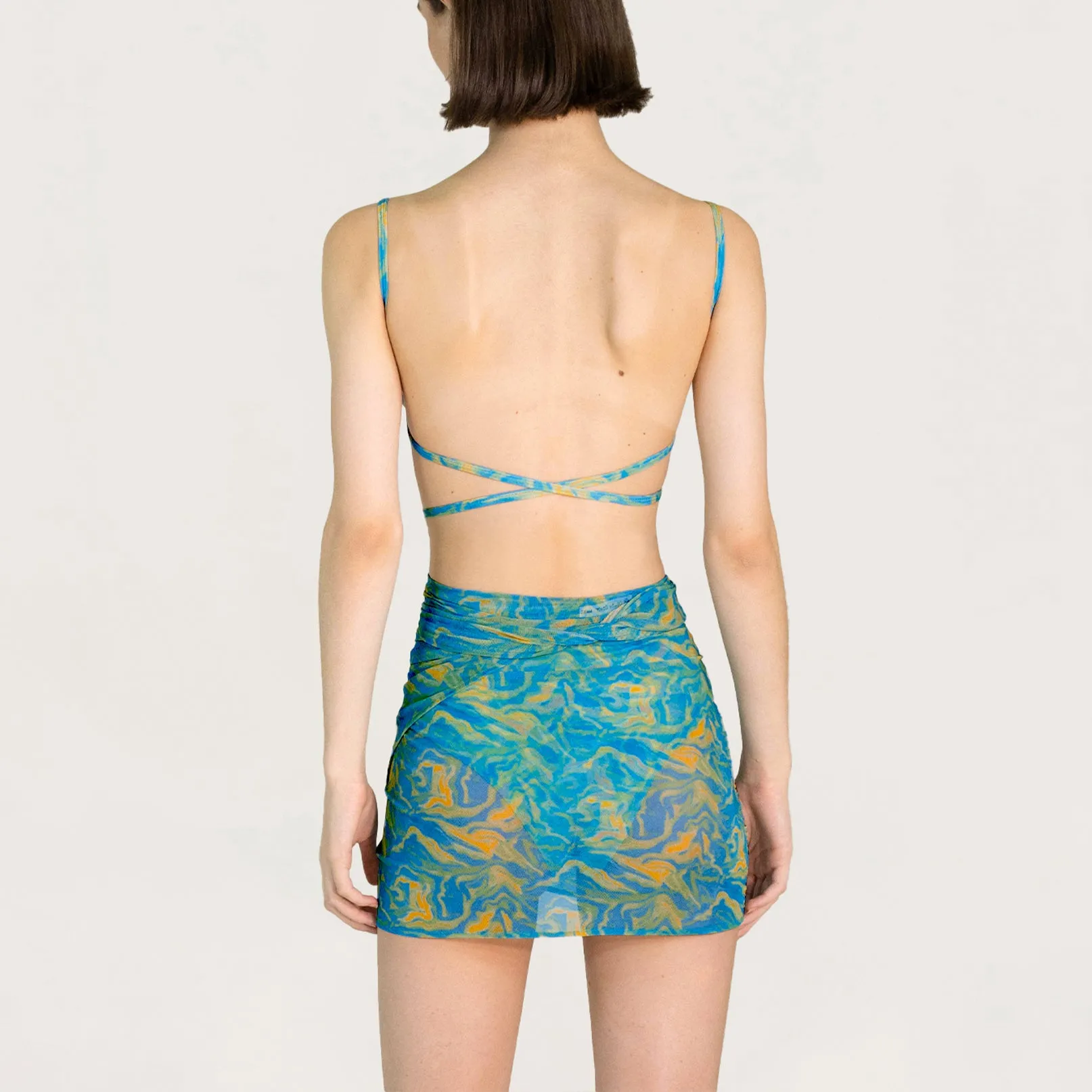 Short Pareo PSY Blue