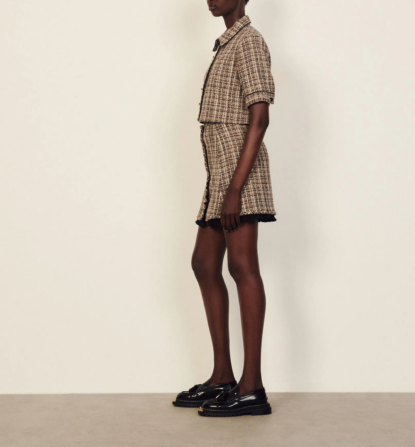 Short Tweed Skirt