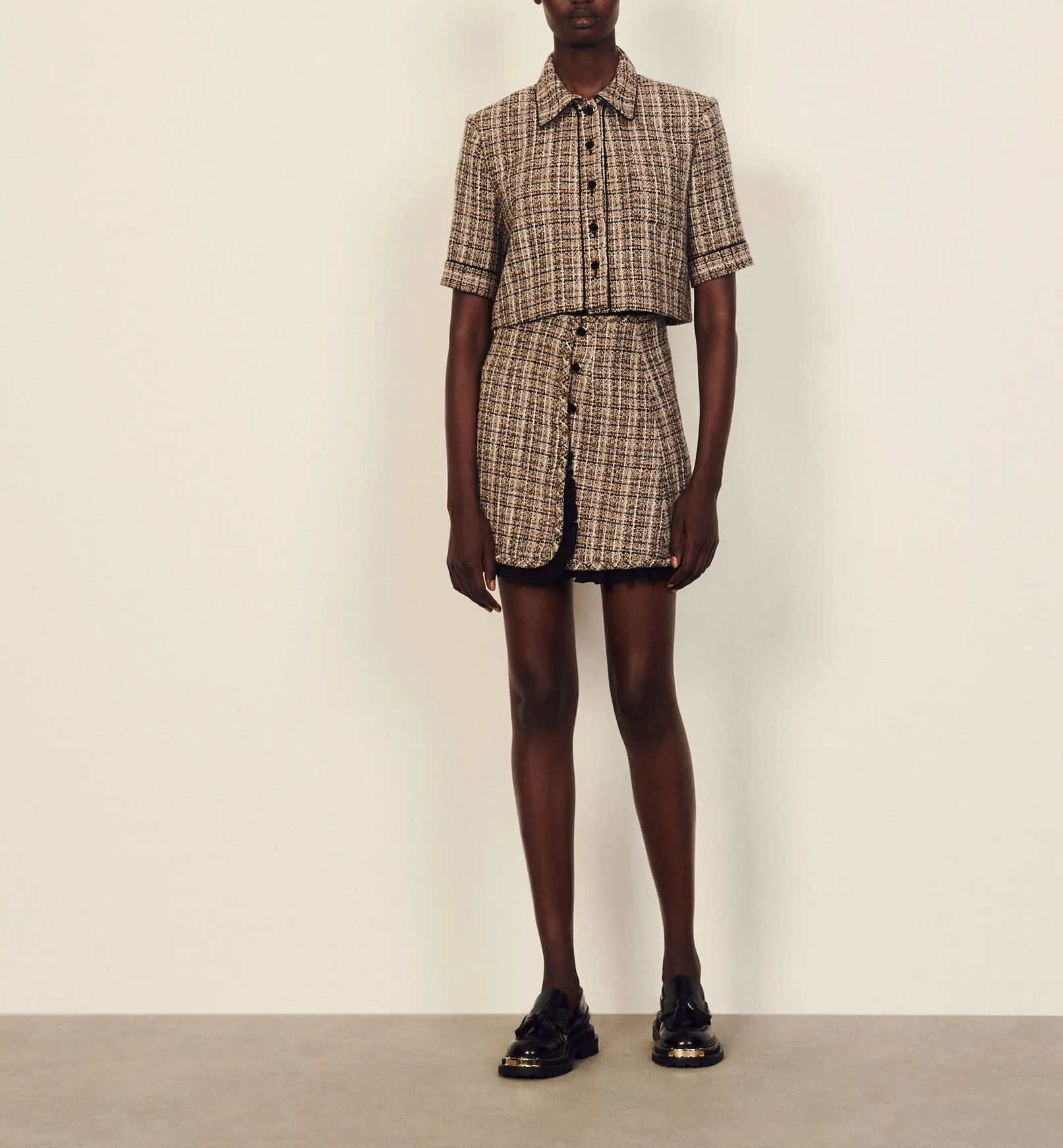 Short Tweed Skirt