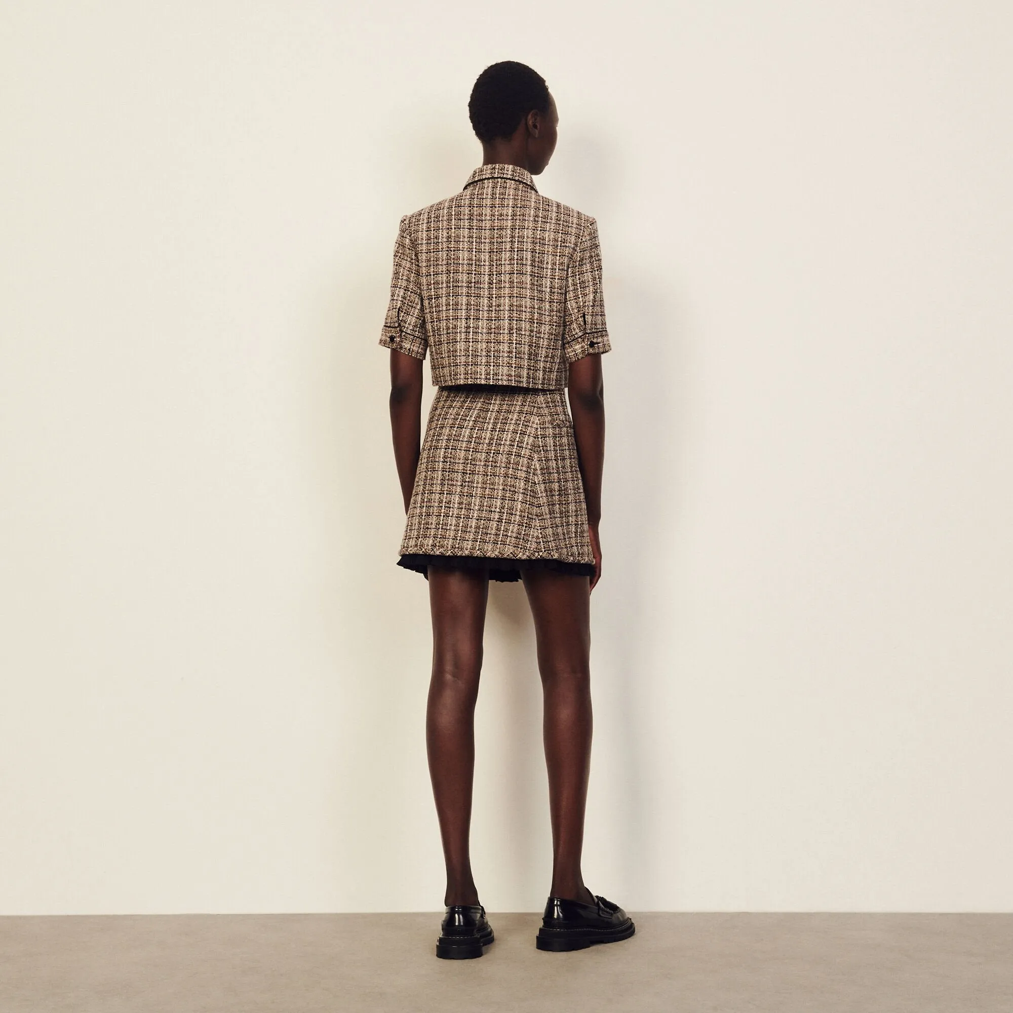Short Tweed Skirt