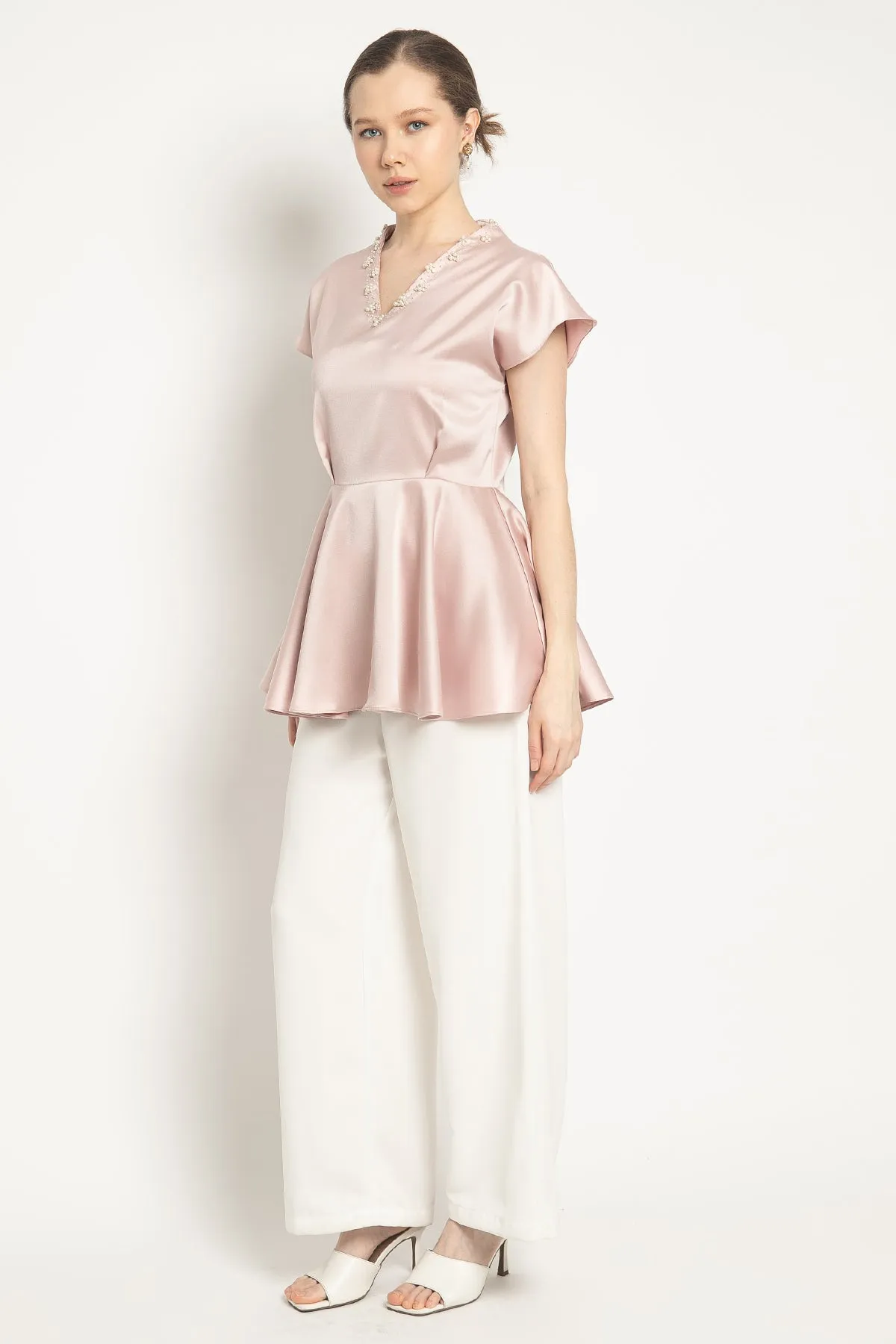 Siena Top in Dusty Pink