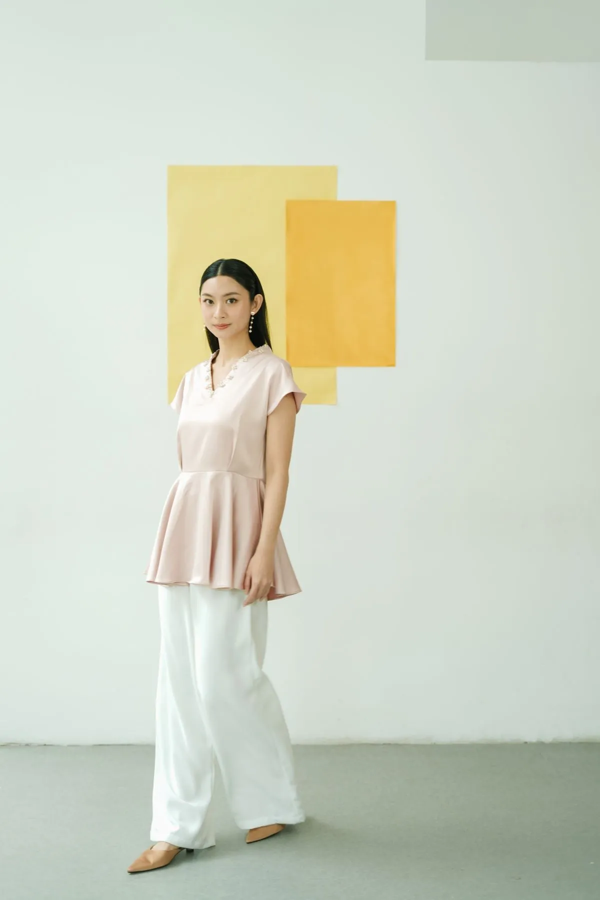 Siena Top in Dusty Pink