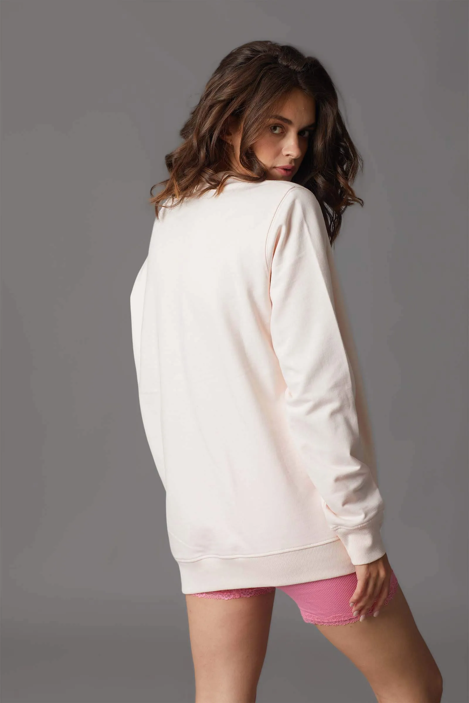 Signature Baby Pink Sweatshirt
