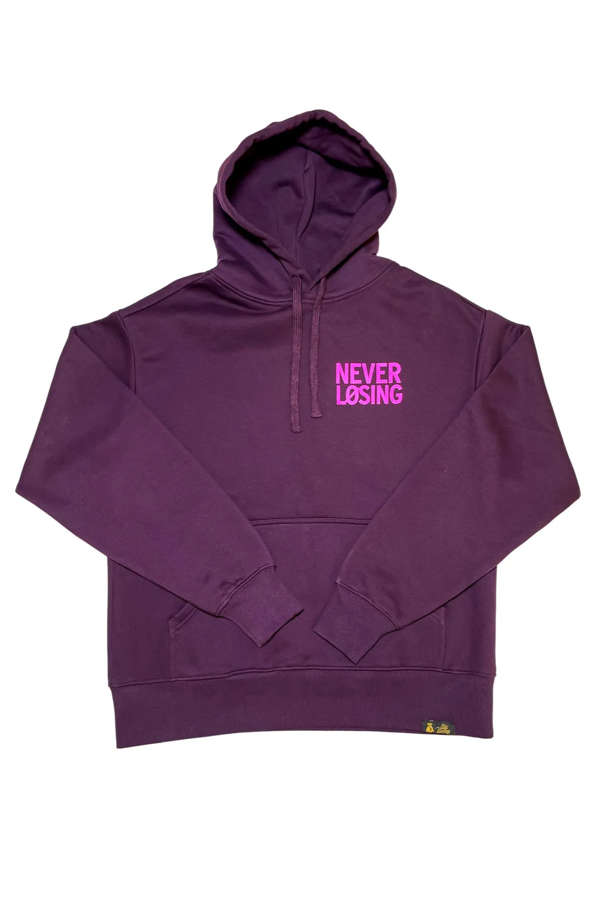 Stay Winning "Never Give Up" Plum Hoodie