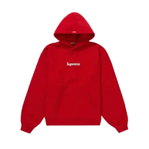 SUPREME BOX LOGO HOODIE RED