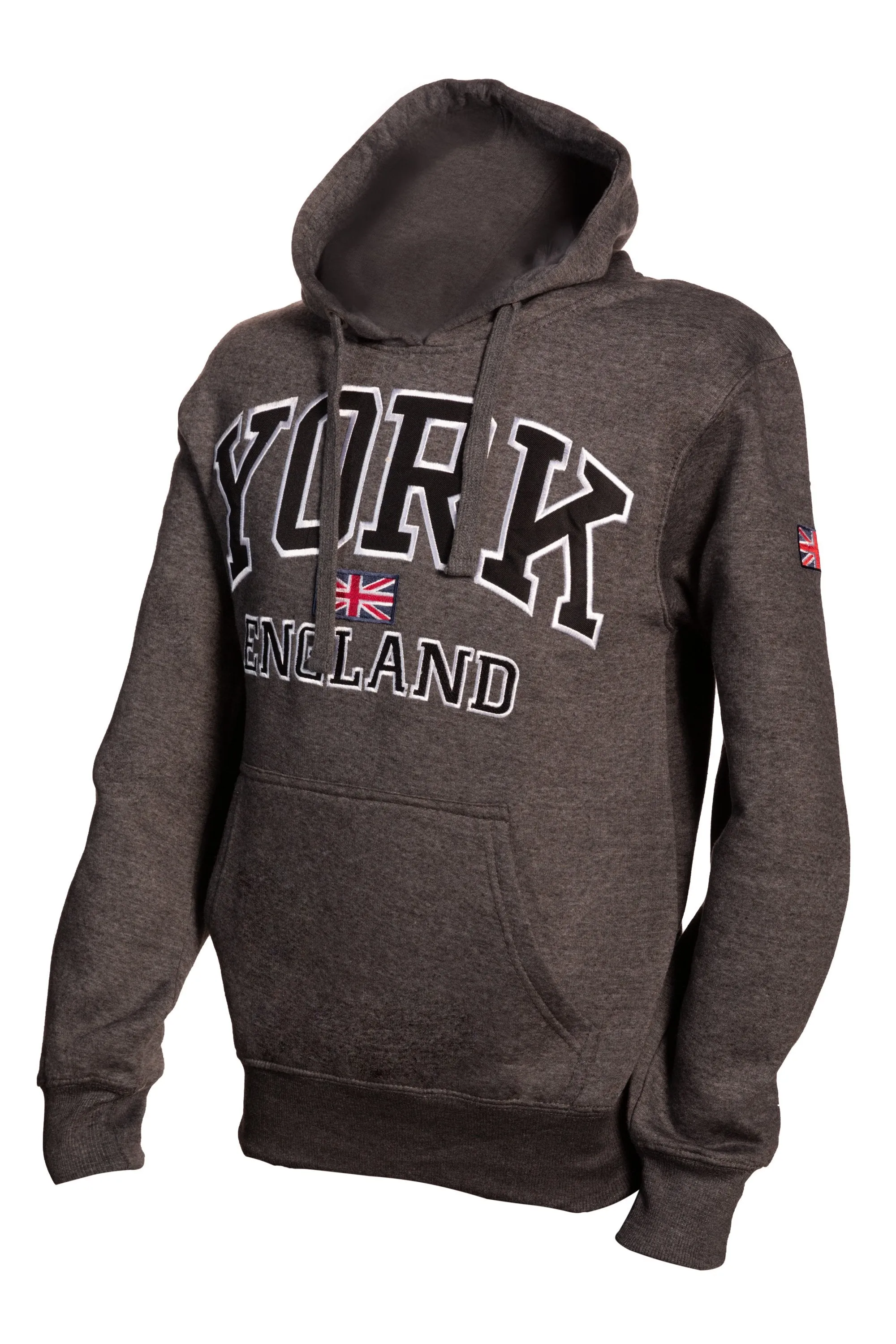 Sweatshirt York England Charcoal-Black Pullover Adult