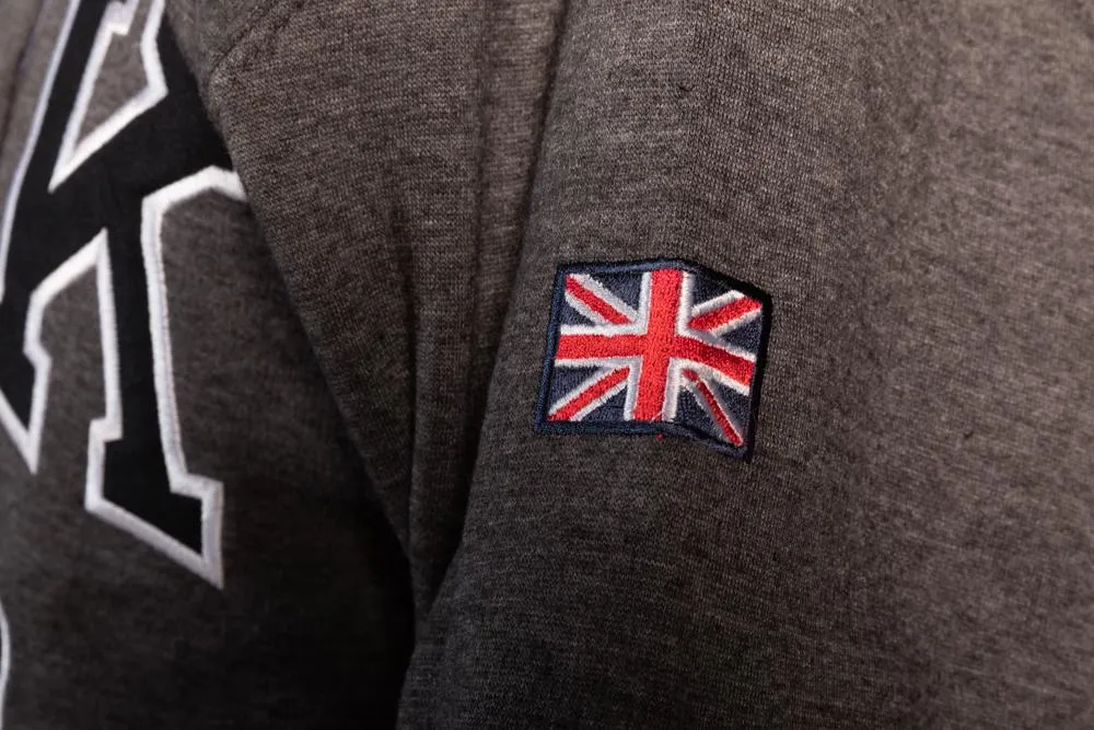 Sweatshirt York England Charcoal-Black Pullover Adult