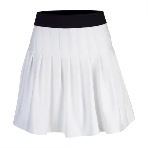 The 5 Star Loosely Pleated Skort White
