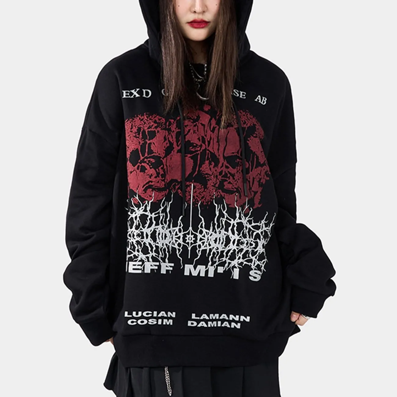 Thorny Head Oversized Washed Hoodie