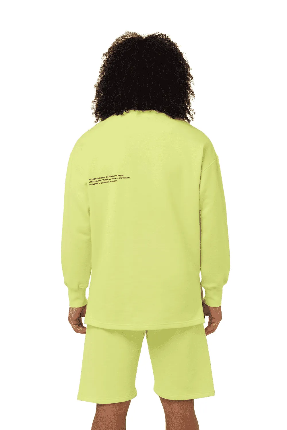 TRIBE OF 6 ACHILLES ORGANIC COTTON  OVERSIZED UNISEX SWEATSHIRT WITH EMBROIDERY