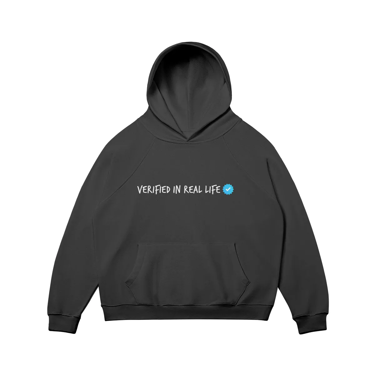 Verified In Real Life Hoodie - Black