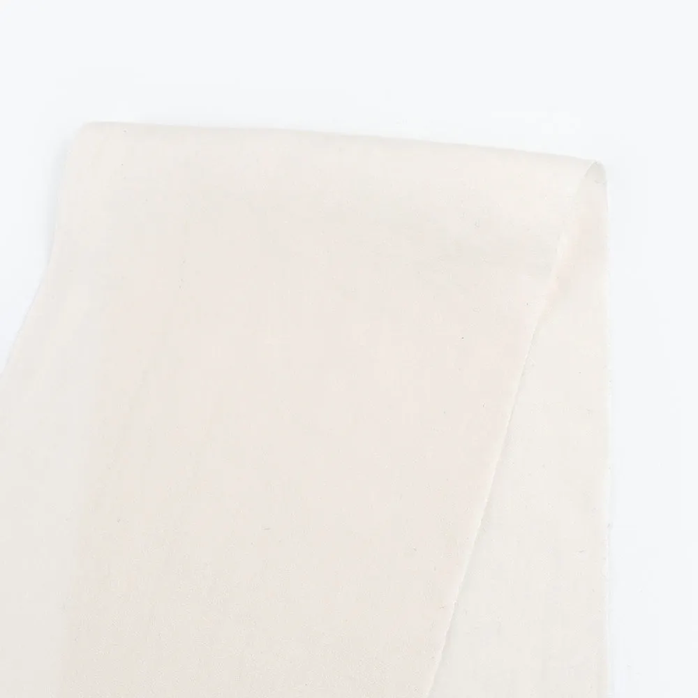 Washed Finish Satin - Dark Ivory