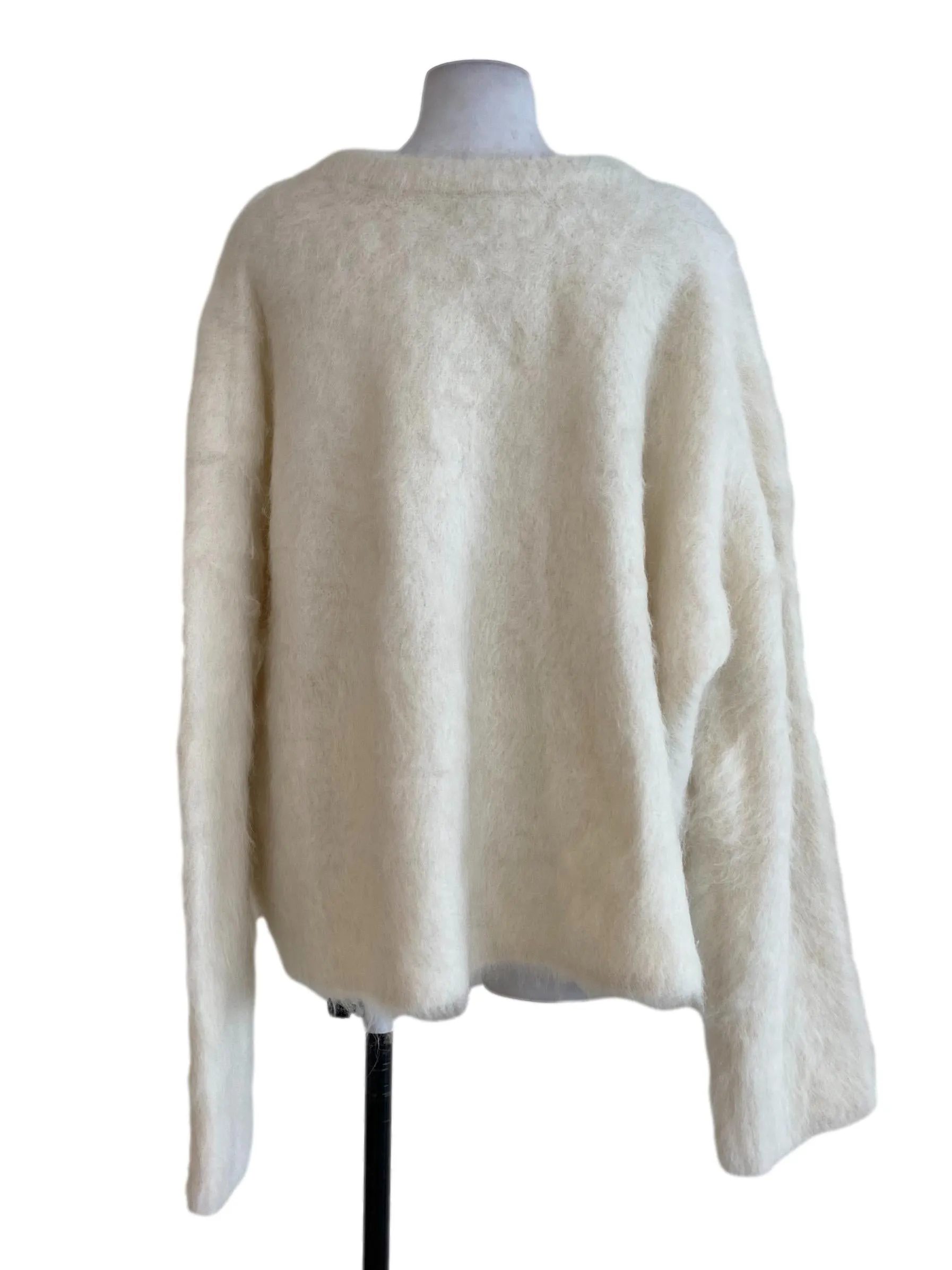 White Alpaca Knit