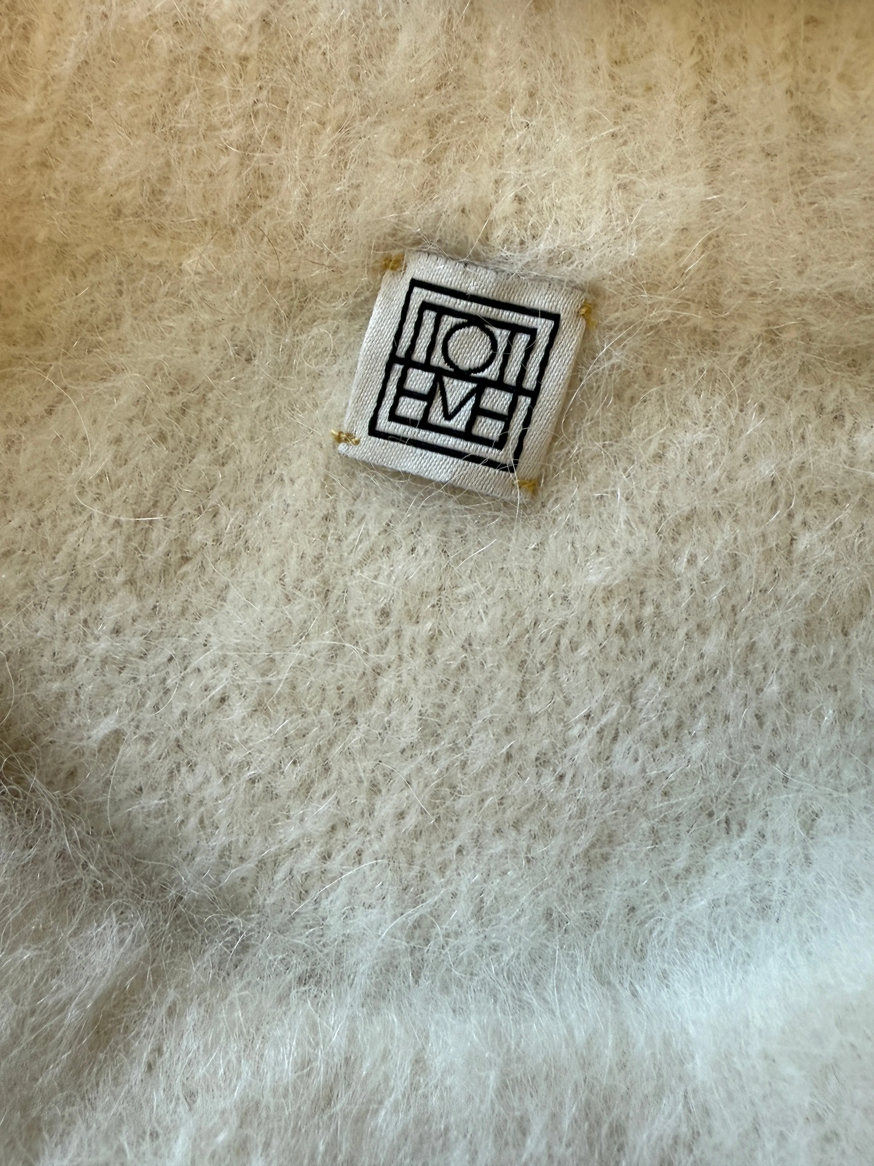 White Alpaca Knit