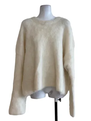 White Alpaca Knit