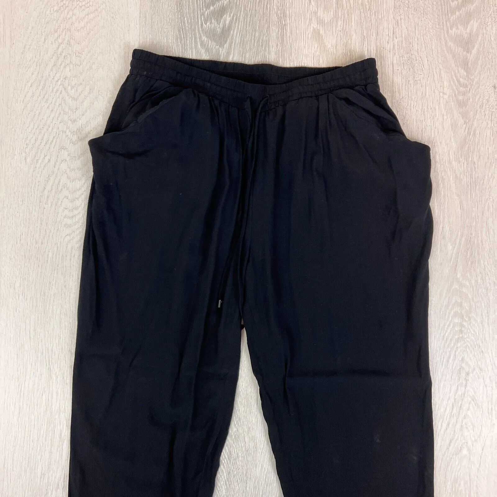 Witchery Womens Black Viscose Light Jogger Pants Size 10