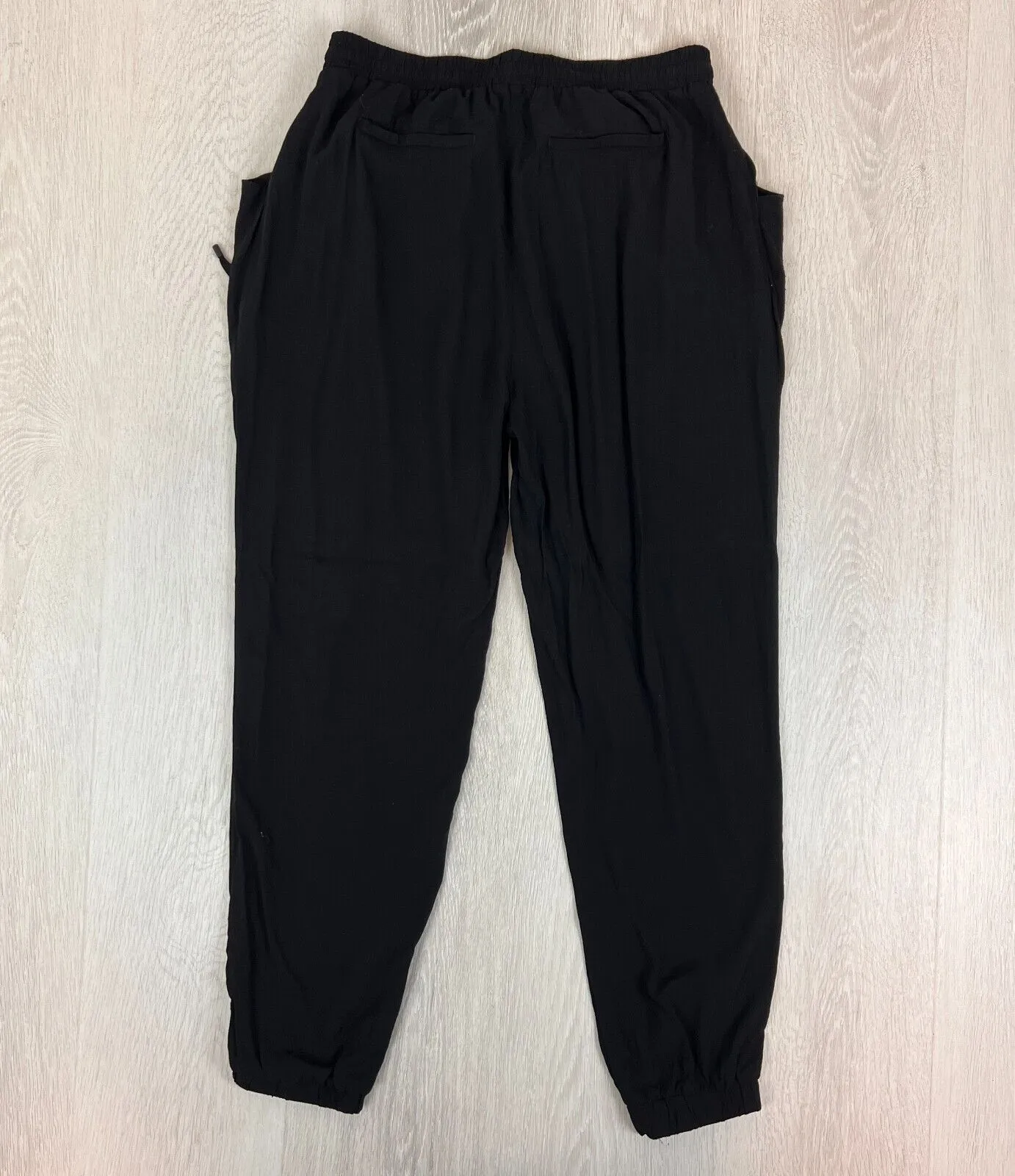 Witchery Womens Black Viscose Light Jogger Pants Size 10