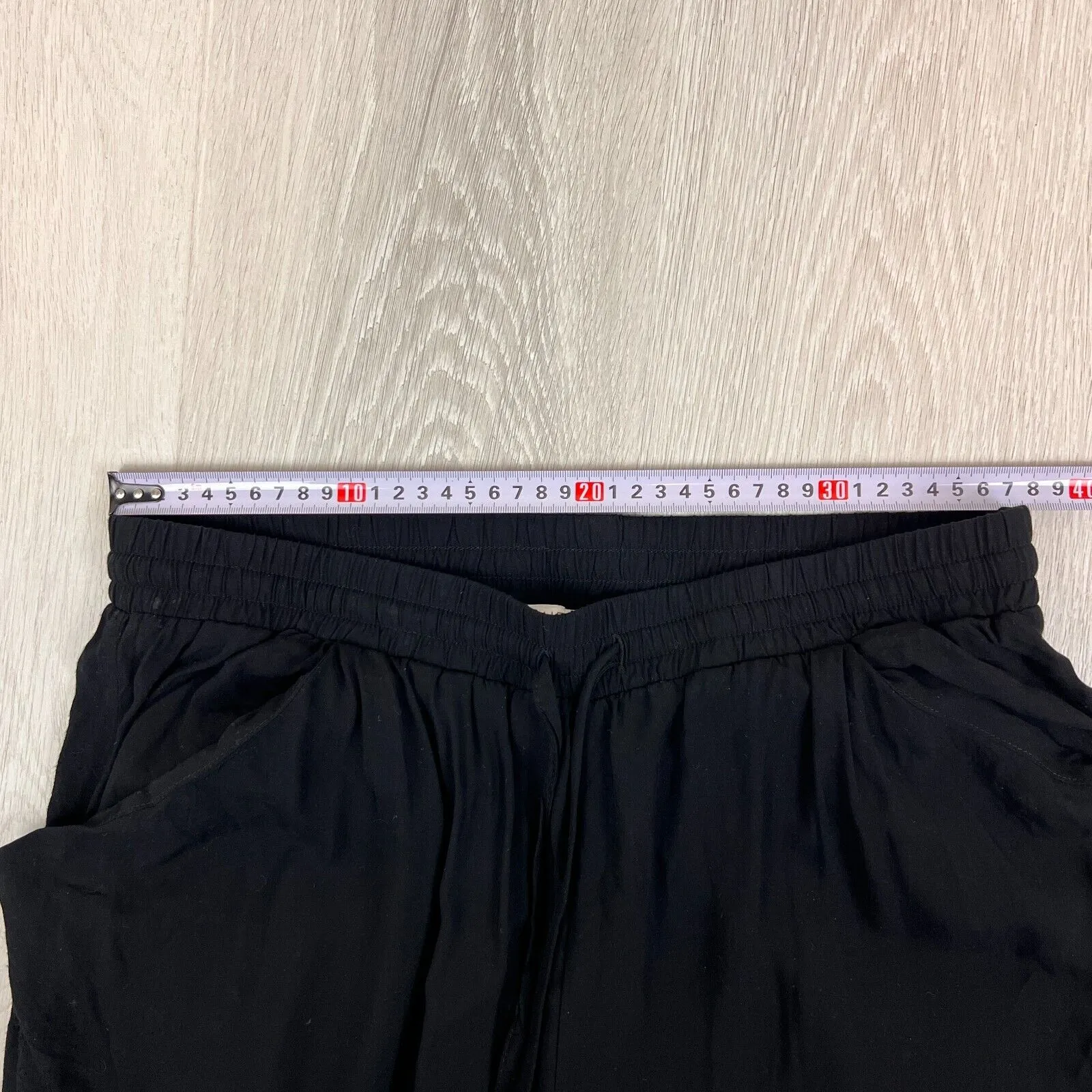 Witchery Womens Black Viscose Light Jogger Pants Size 10