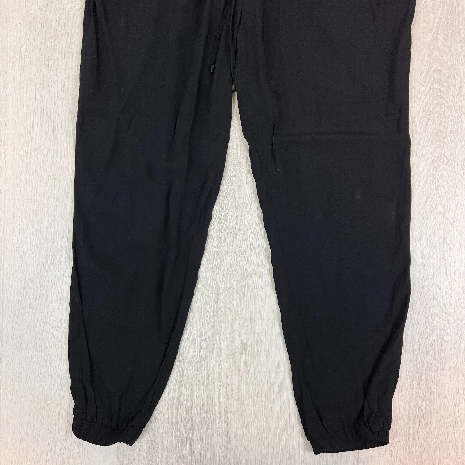Witchery Womens Black Viscose Light Jogger Pants Size 10