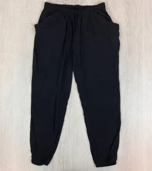 Witchery Womens Black Viscose Light Jogger Pants Size 10