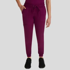 Women's Renee Jogger Scrub Pant | Wine