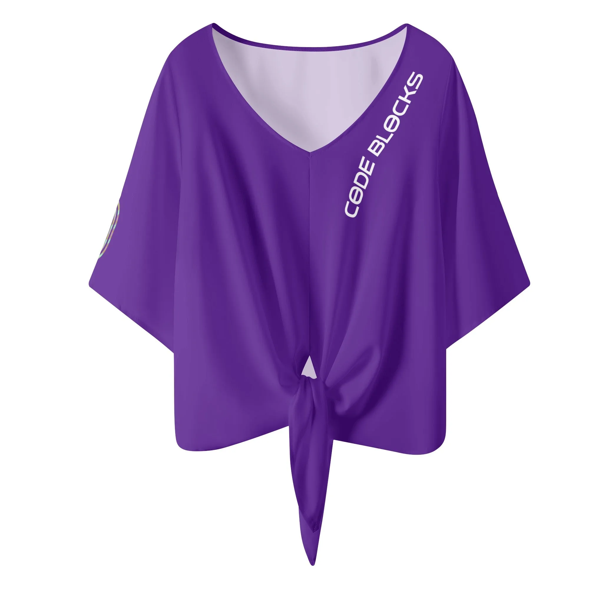 Women‘s’ V-neck Streamers Blouse