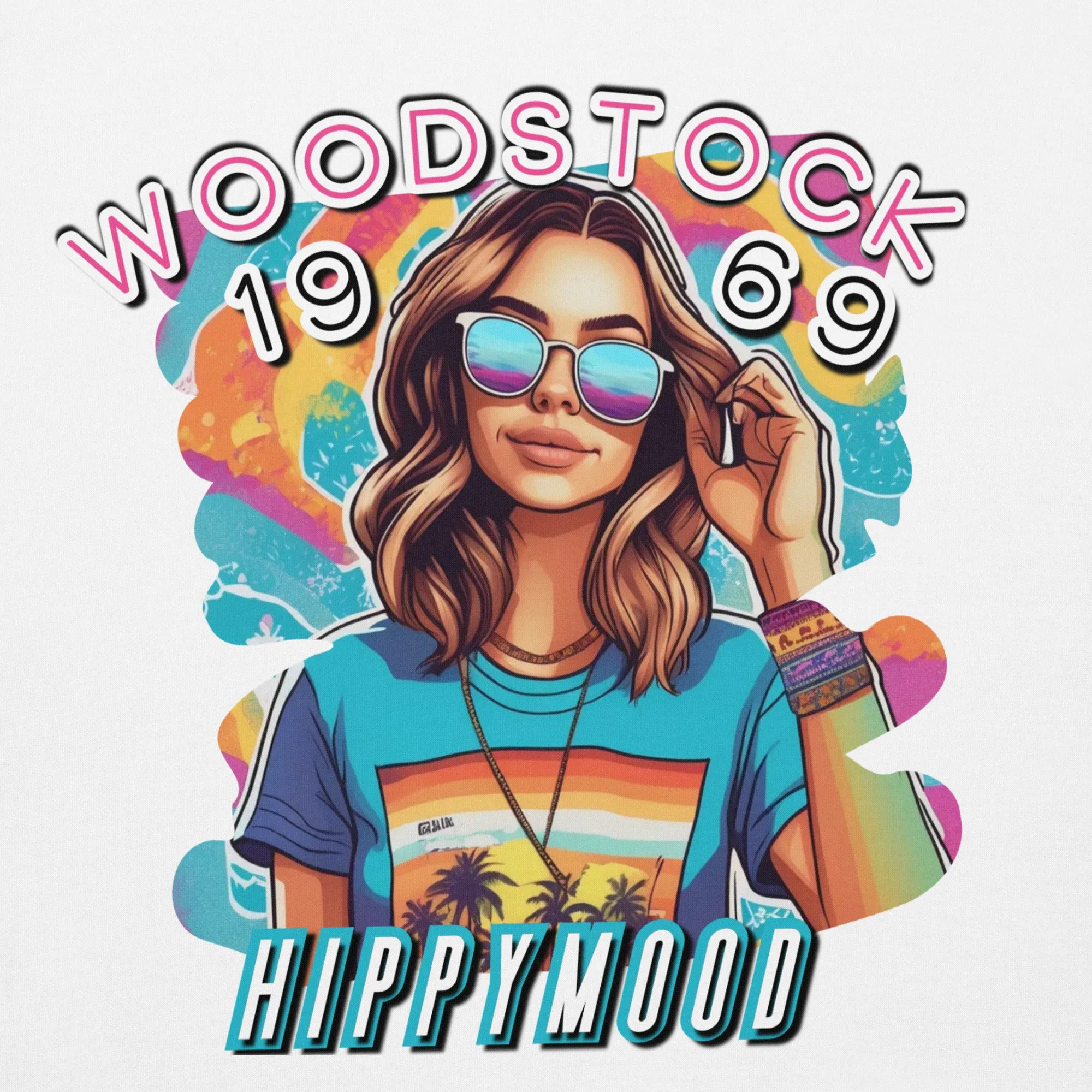 Wood Stock 1969 Pullover Hoodie