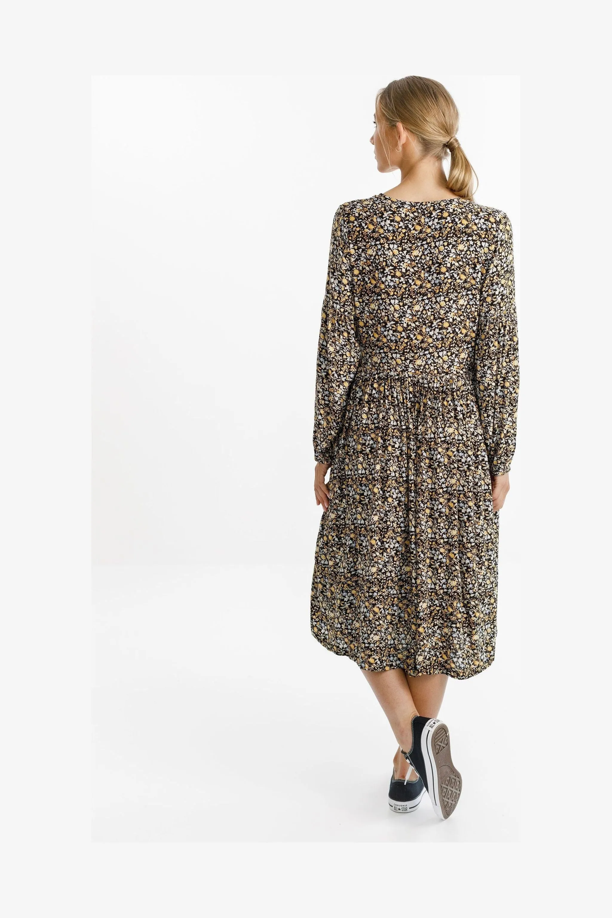 WRAPPED UP DRESS - AUTUMN LEAF