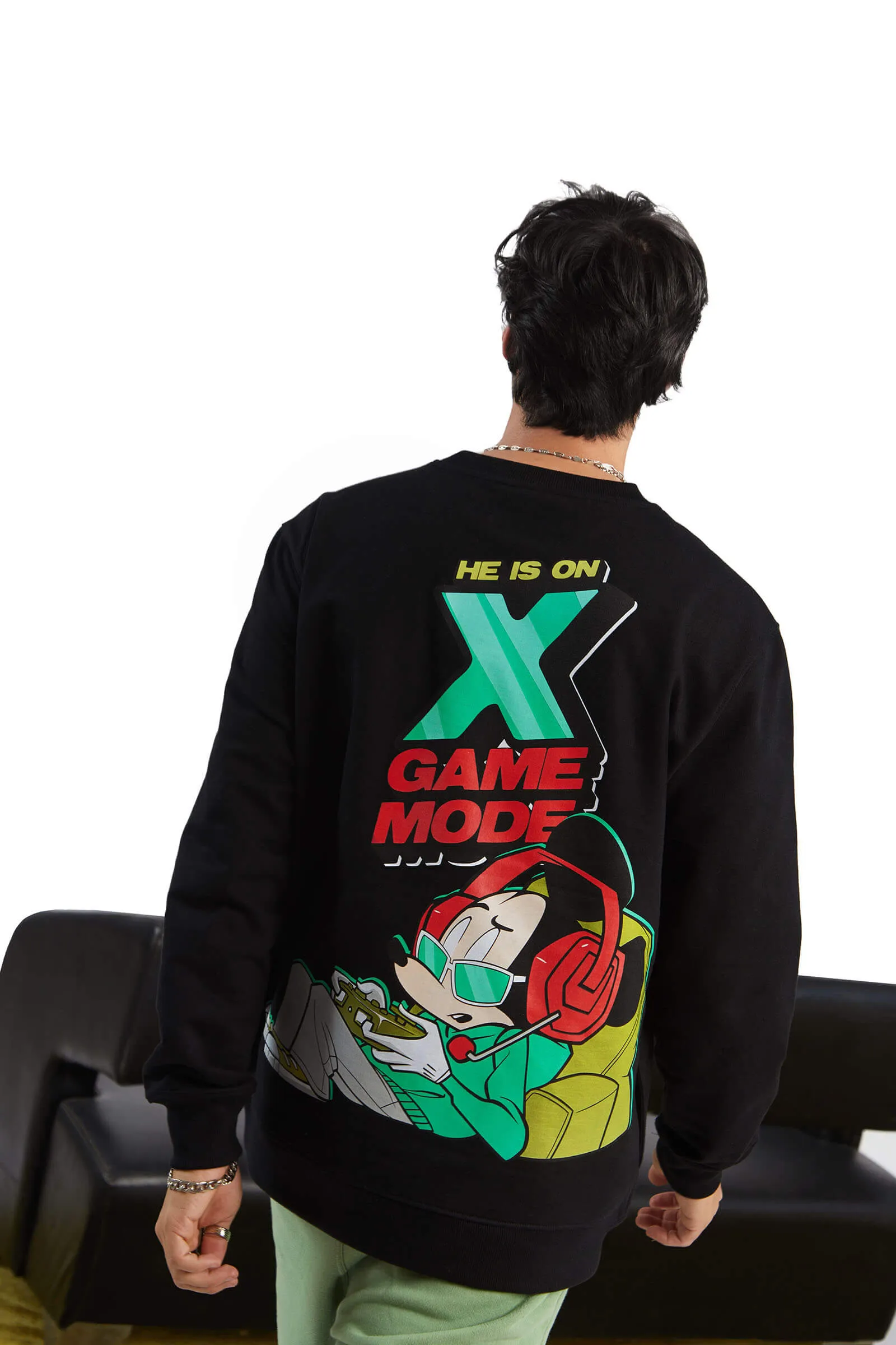 X Game Mode Oversized Sweatshirt